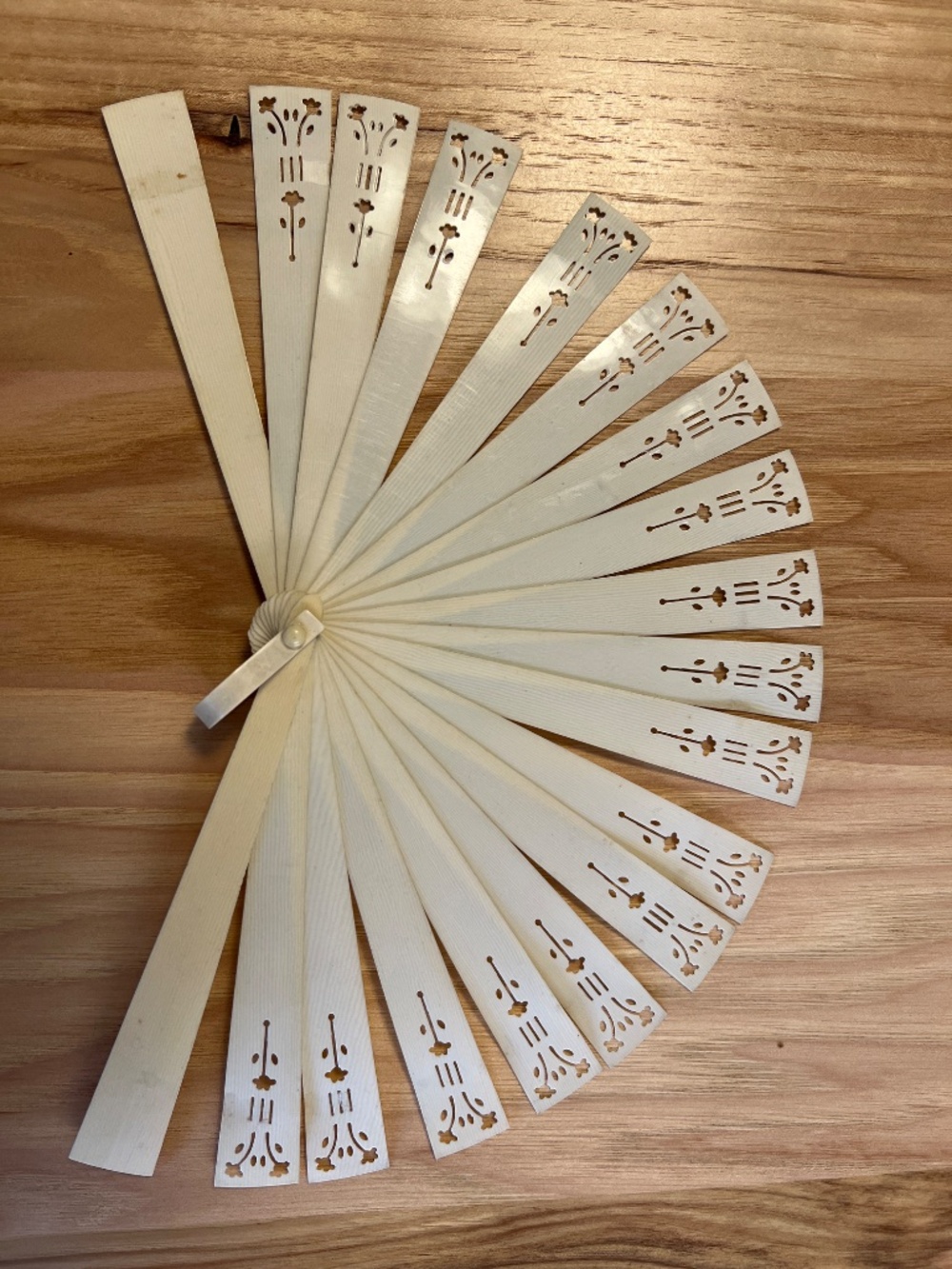 Vintage celluloid fan